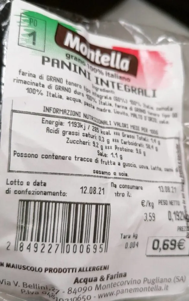 Panini integrali