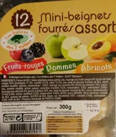 Mini beignets fourrés assortis