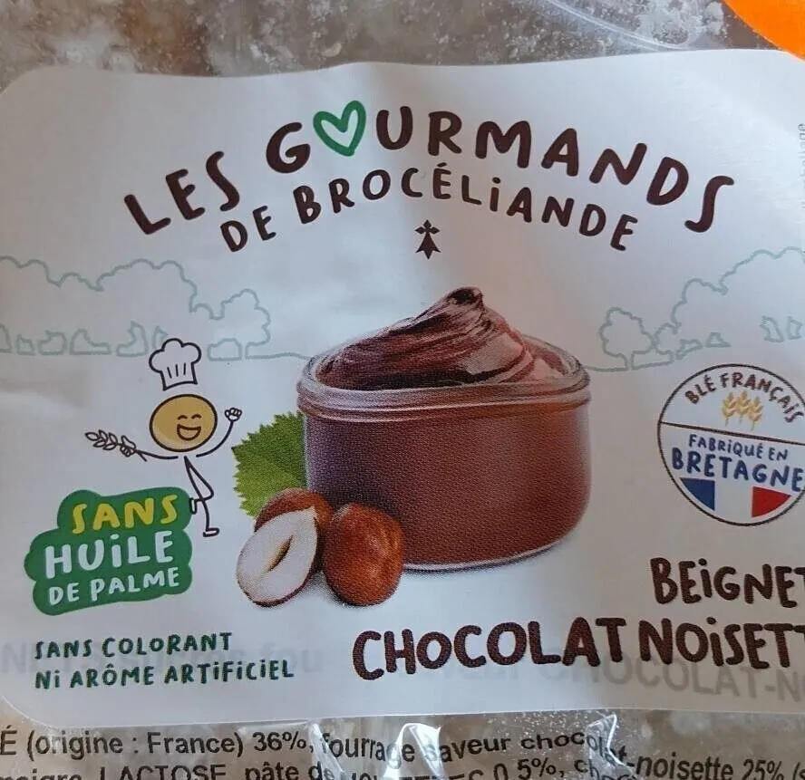 Mini beignets chocolat noisettes