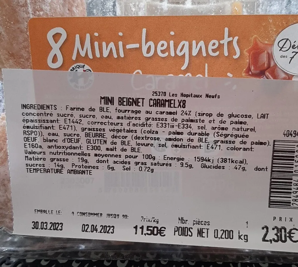 Mini beignets