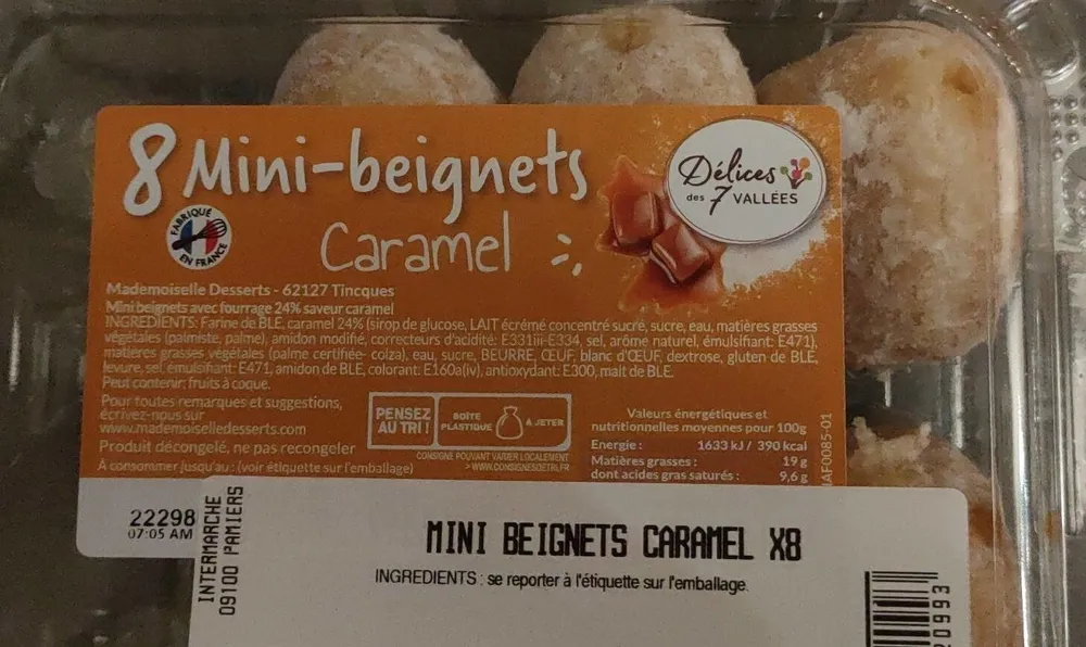 8 Mini-beignets caramel