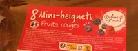 mini beignets fruits rouges