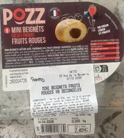 Mini beignets fruits rouges