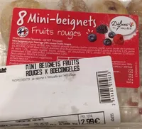 8 mini-beignets fruits rouges