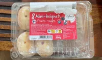 Mini beignets saveur fruit rouge