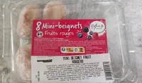 Mini-beignets x 8 aux fruits rouges