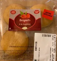 Beignets à la framboise