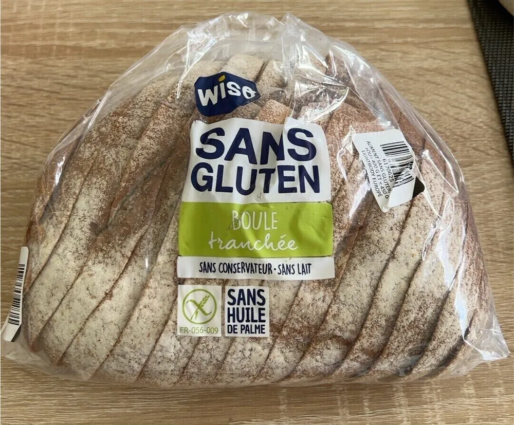 Boule tranchée sans gluten