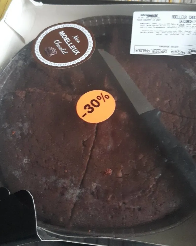 MOELLEUX CHOCOLAT DÉCONGELE
