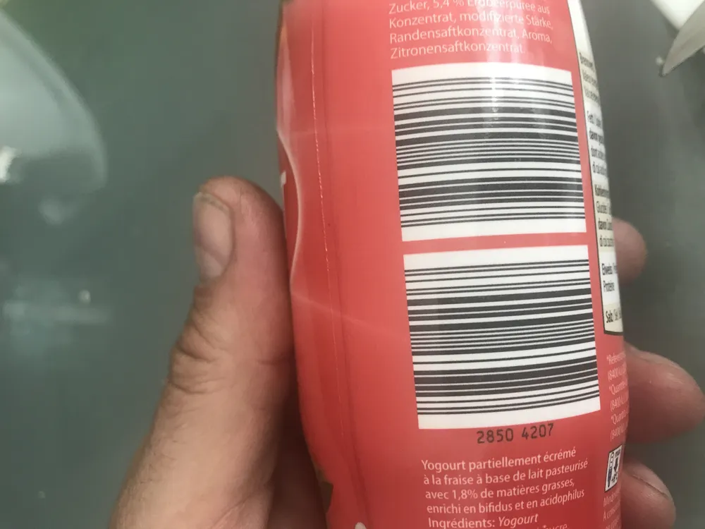 yaourt fraise