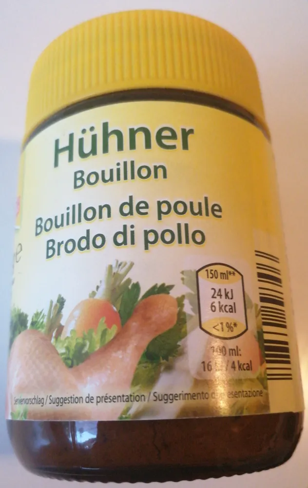 Hühner bouillon de poule