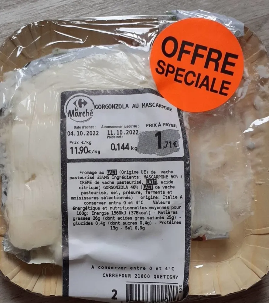 Gorgonzola au Mascarpone