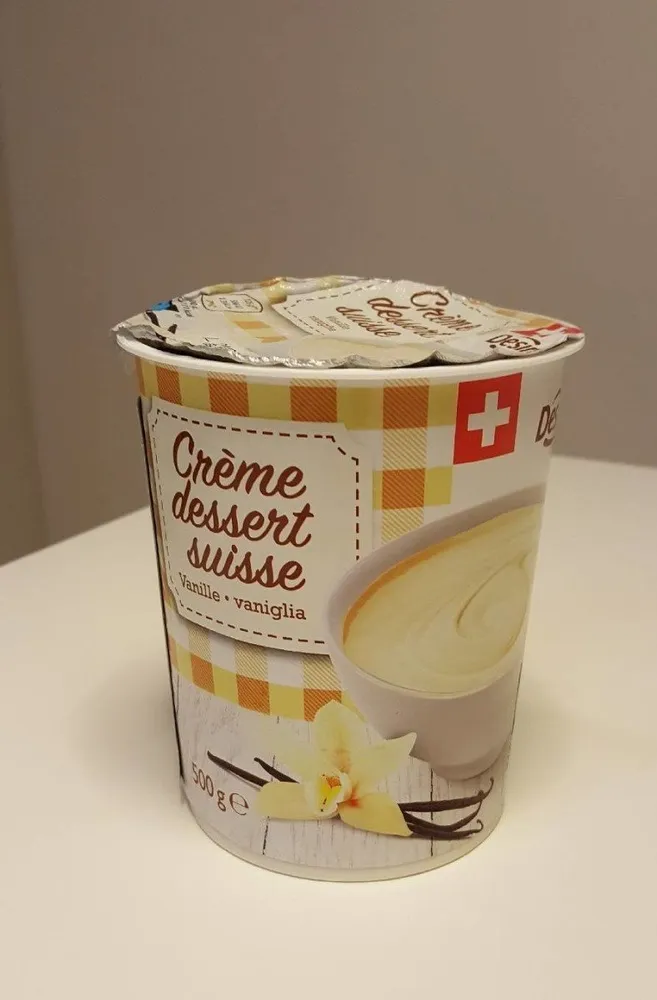 Crème dessert suisse  Vanille