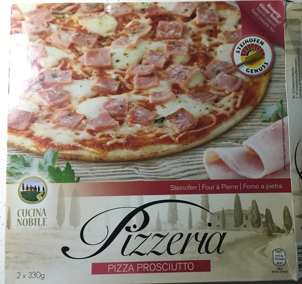 Pizza prosciuto