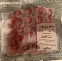 Pancetta di suino arrotolata e stagionata