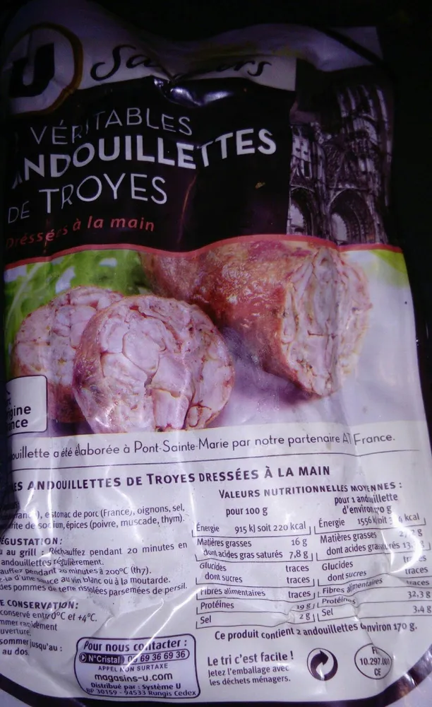 Véritable andouillettes de Troyes