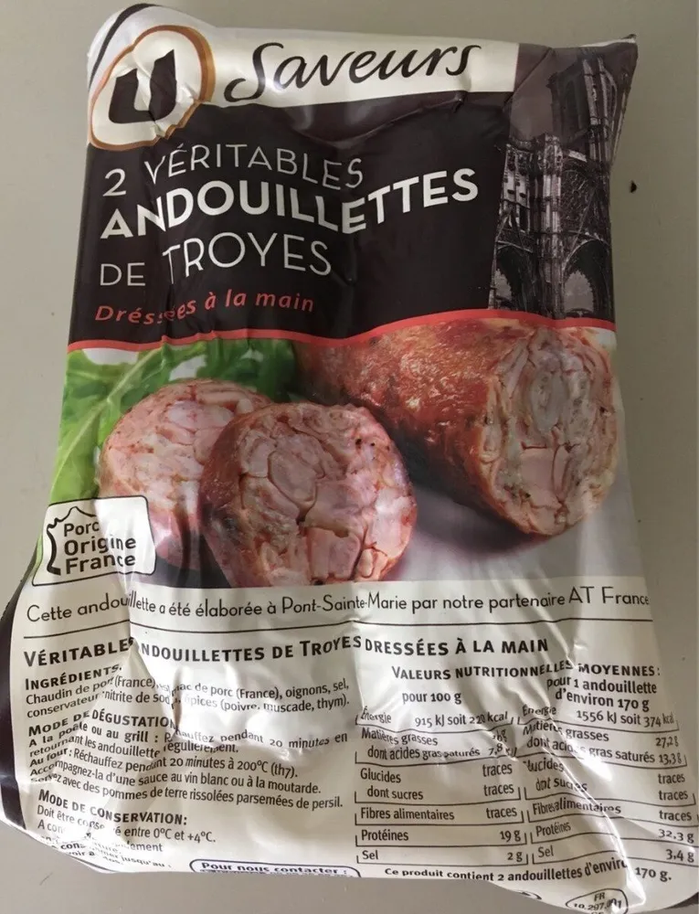 Veritables andouillettes de Troyes