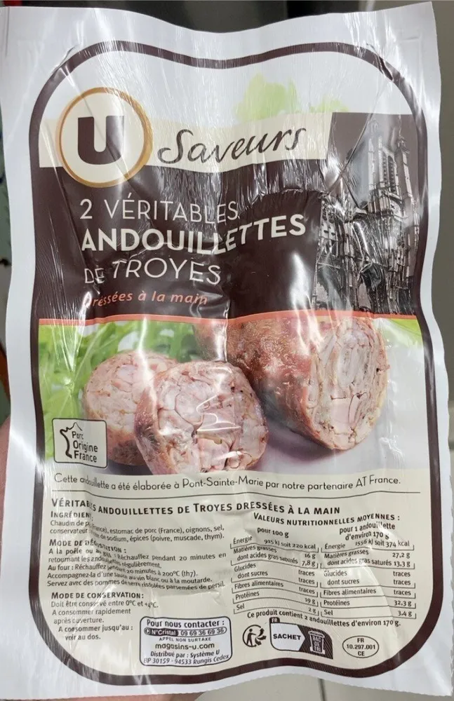 2 véritables andouillettes