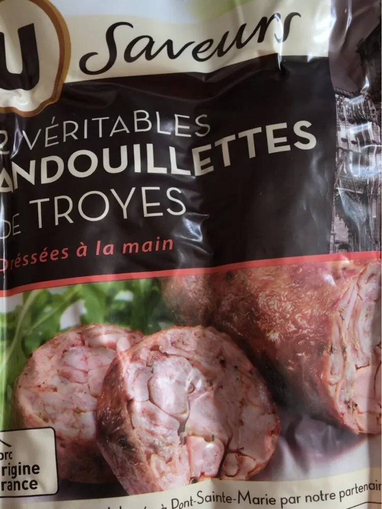 Veritable andouillette de troyes dressee main