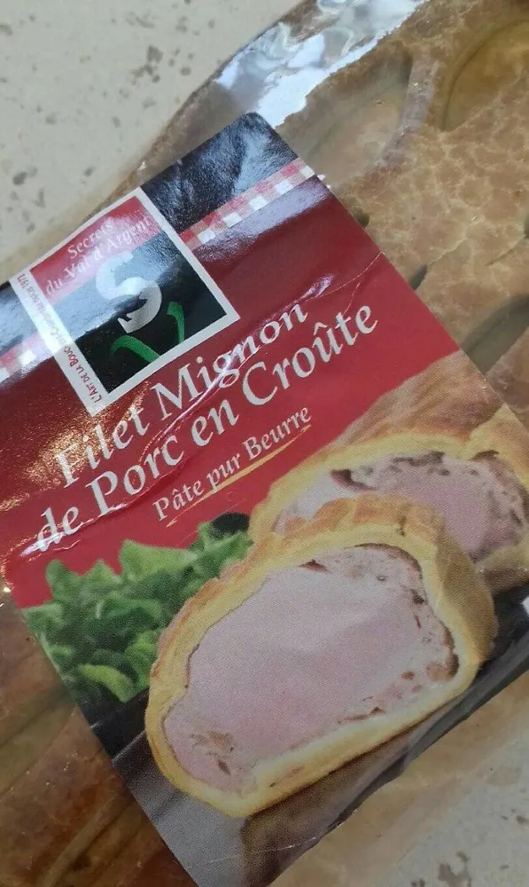 Filet mignon de porc en croûte