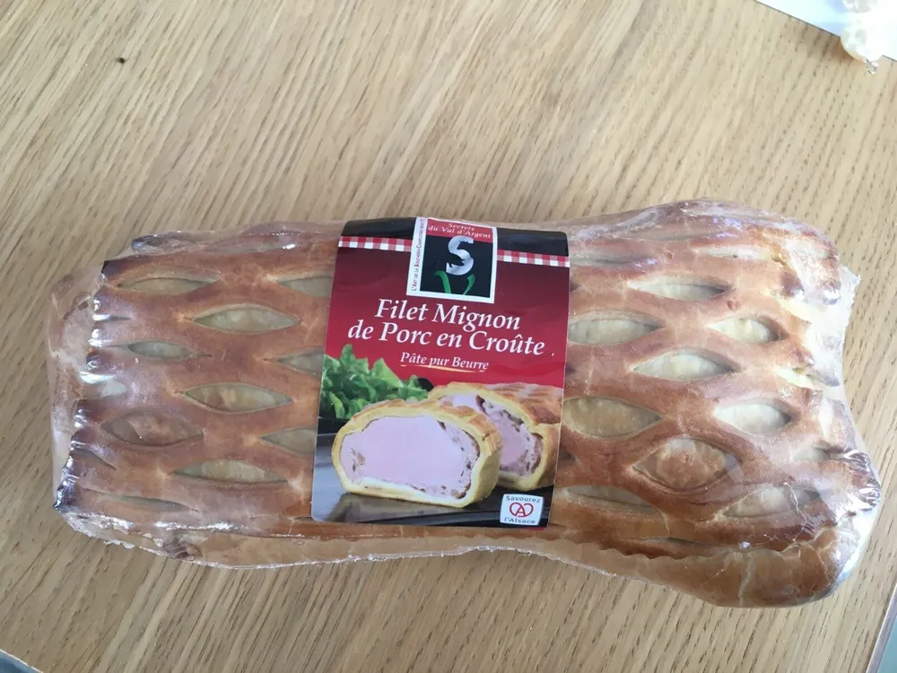Filet mignon de porc en croute