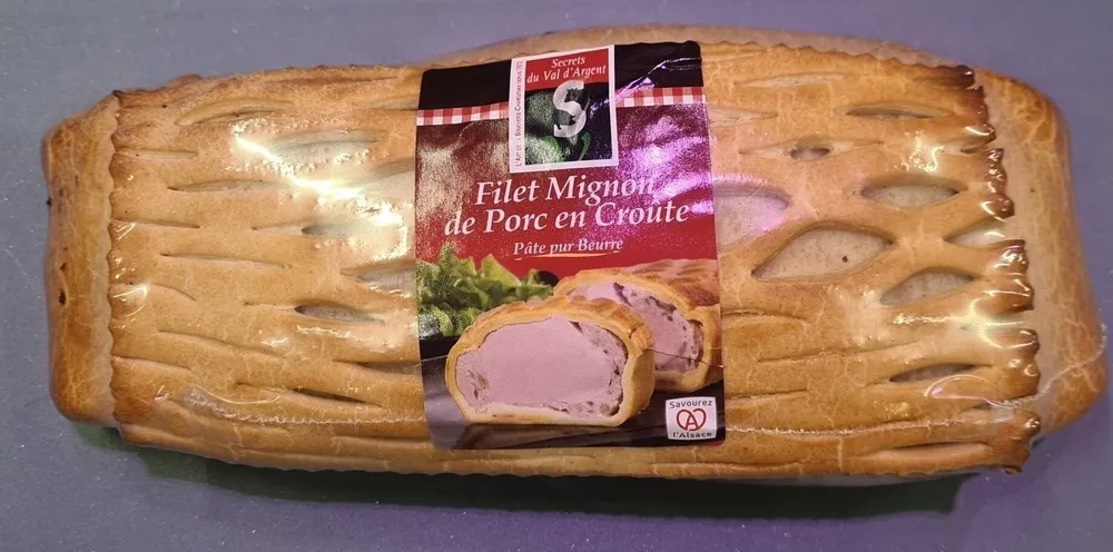 Filet mignon de porc en croute