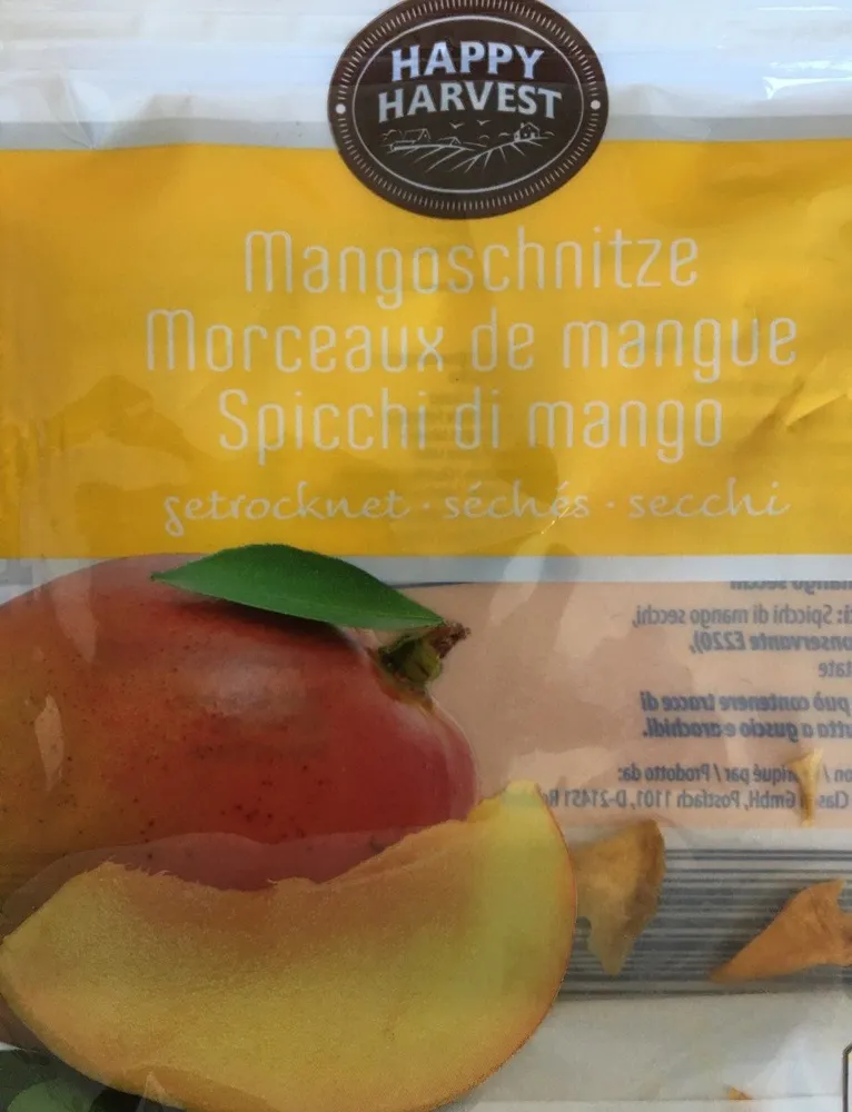Morceaux de mangue séchés