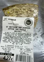 St nectaire aop fermier affine sur paille walchli