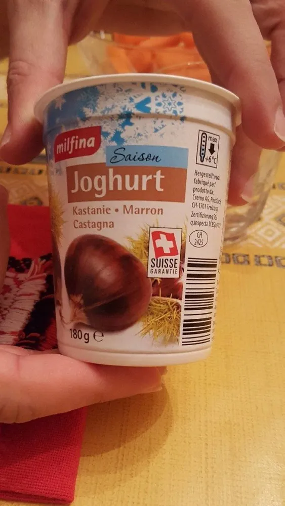 Joghurt milfina suisse