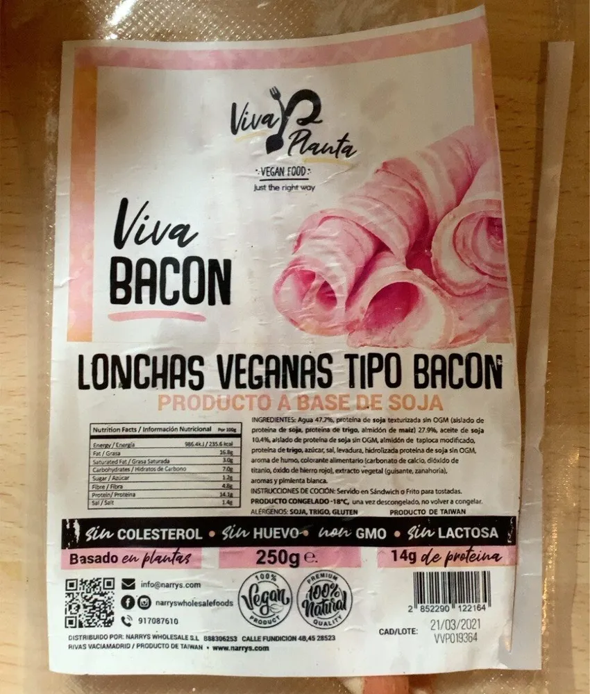 Bacon vegano