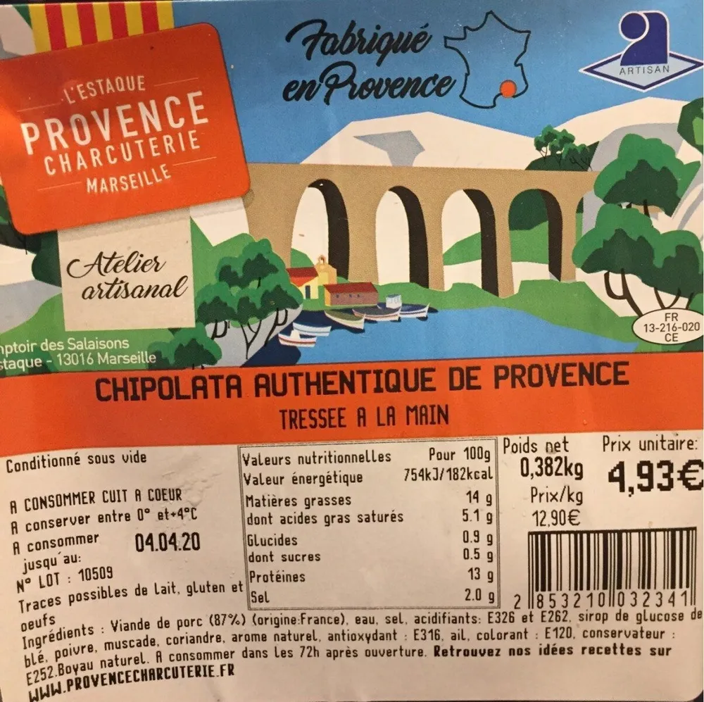 Chipolata authentique de provence
