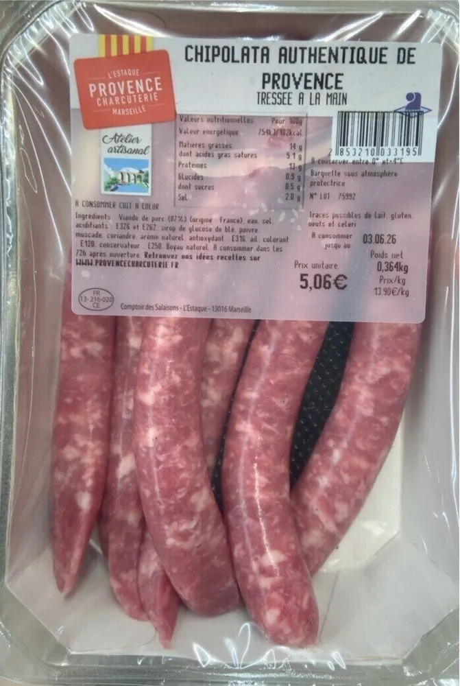 Chipolata authentique de Provence