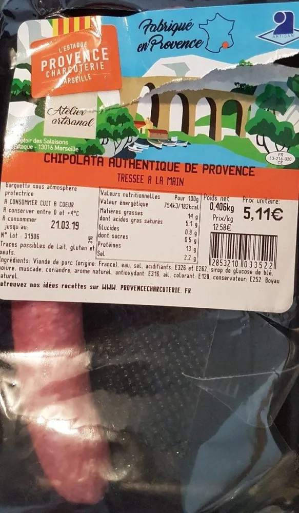 Chipolata authentique de Provence