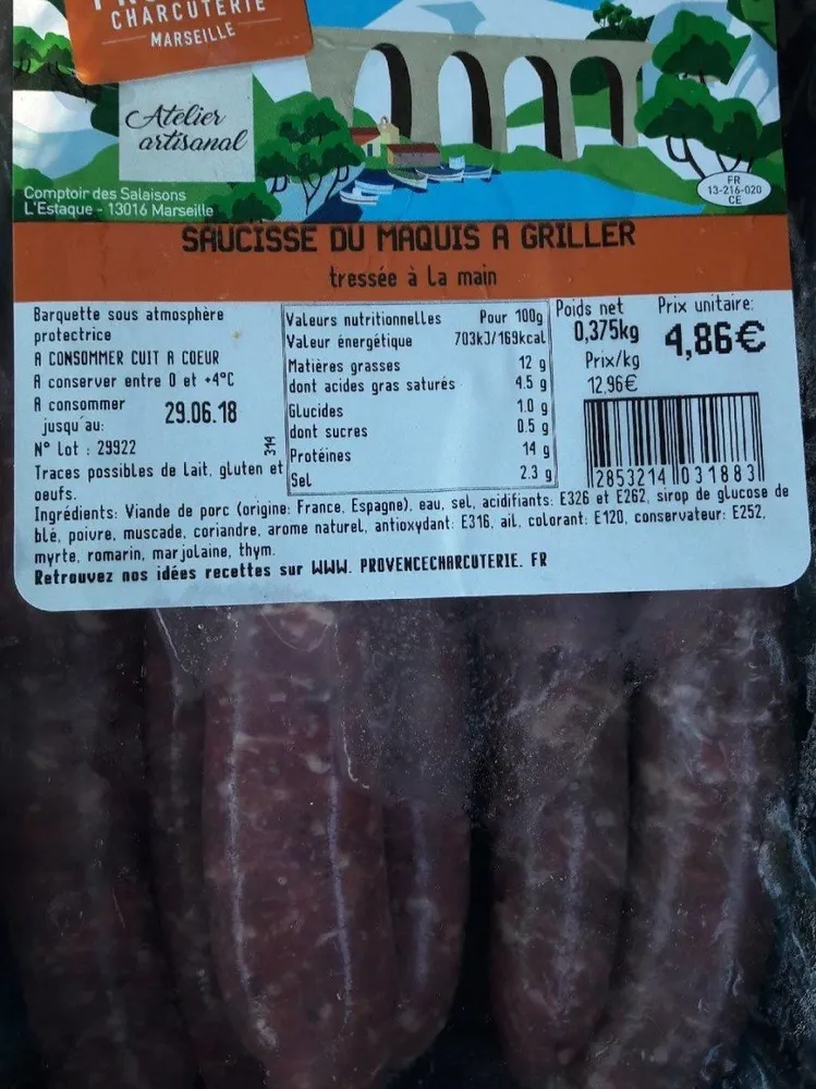 Saucisses du maquis