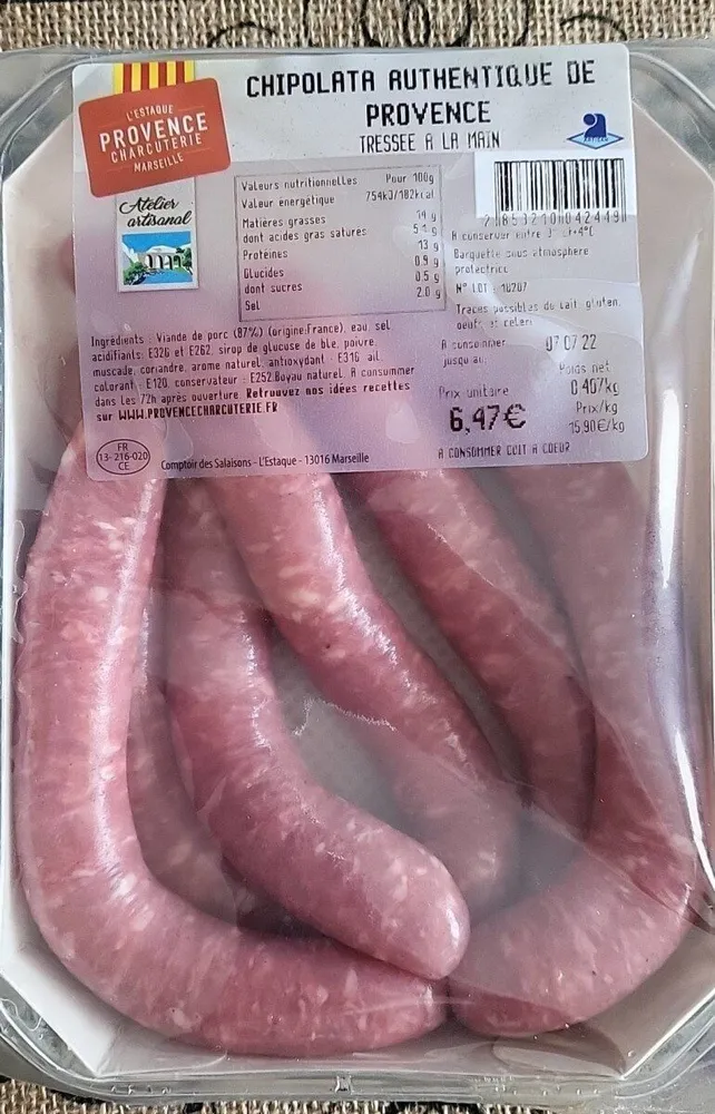 Chipolata authentique de Provence