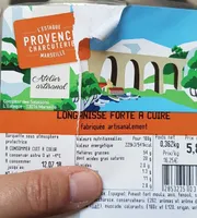 Longanisse forte à cuire