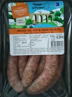 Saucisses miel thym & chèvre de alpes