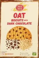 Oat Biscuits with dark chocolate