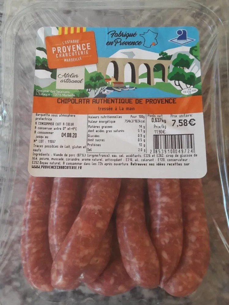 Chipolata authentique de Provence