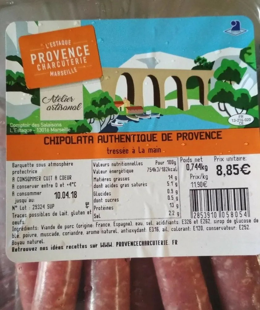 Chipolata authentique de Provence