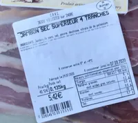 Jambon sec supérieur