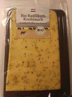 Bio Basilikum Knoblauch Schnittkäse