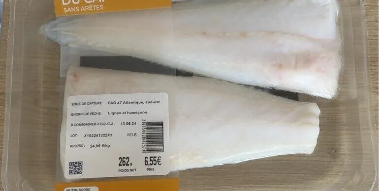 Filets de merlus blanc du cap
