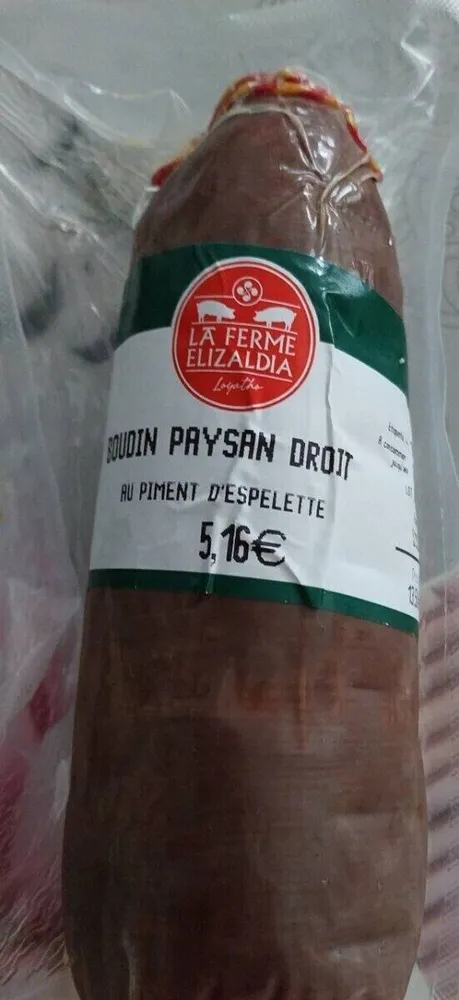Boudin paysan