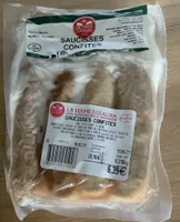Saucisses confites