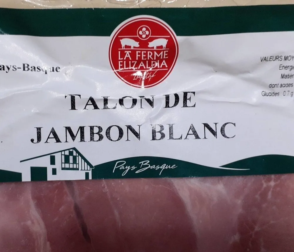 Talon de Jambon blanc