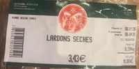 Lardons seches