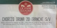 Chorizo Irina 20 tranche S/V