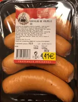 Cervelas de volaille