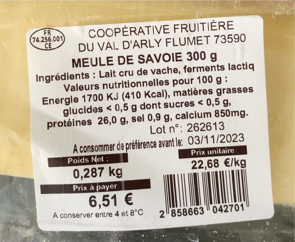 Meule de savoie